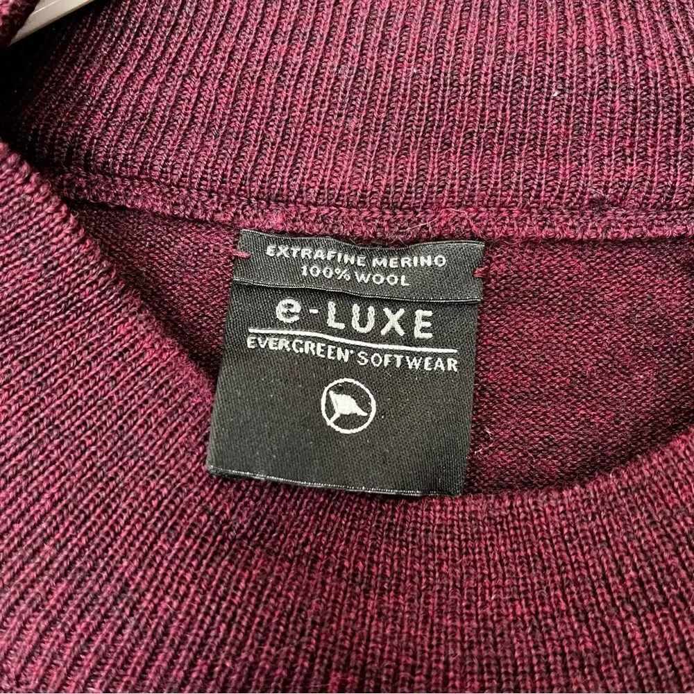 E-luxe Evergreen Softwear Merino Wool Sweater